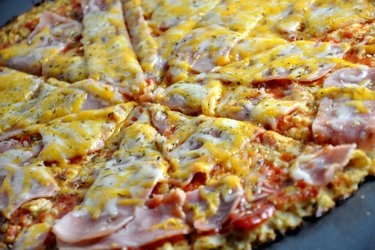 Pizza saludable de coliflor